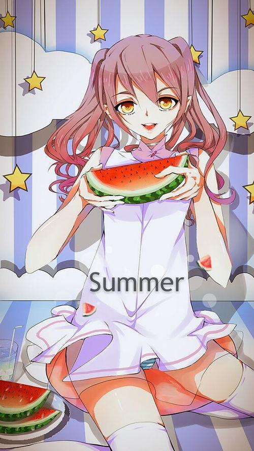 敦煌吃瓜少女q版,穿越千年的甜蜜邂逅